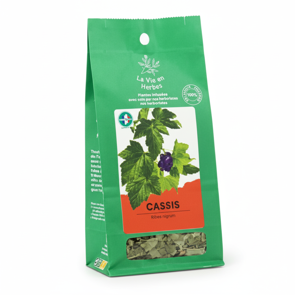 LA VIE EN HERBES -- Cassis feuilles