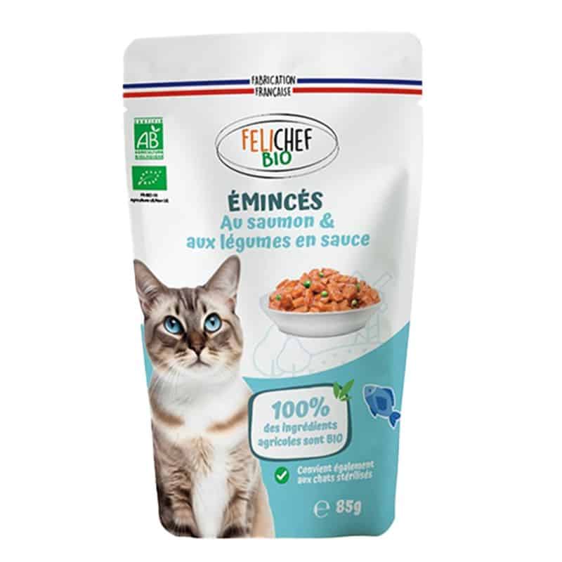 EmincE en sauce saumon légumes chat 85g