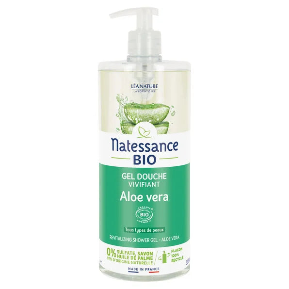 NATESSANCE -- Gel douche aloe vera 1l
