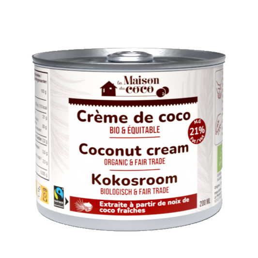 Crème de coco 21% mg bio (équitable) - 1