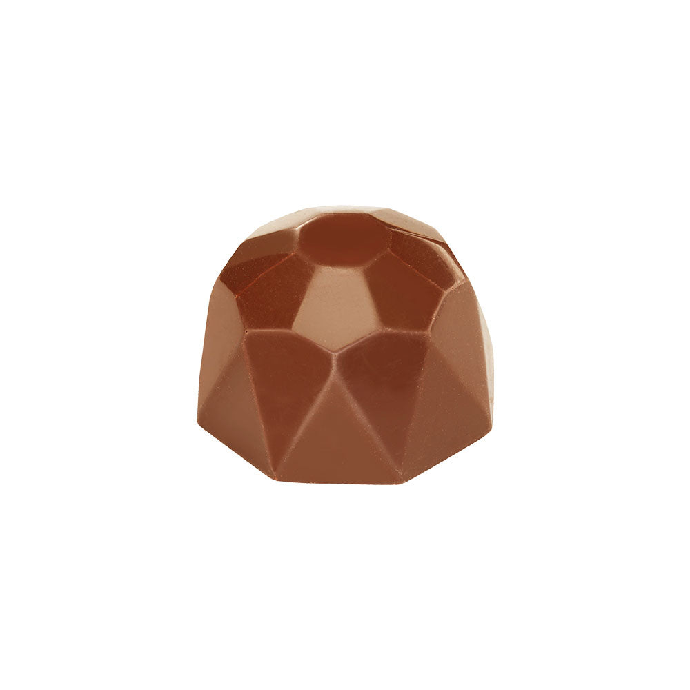 Diamants coeur choco noisette chocolat au lait bio - 1