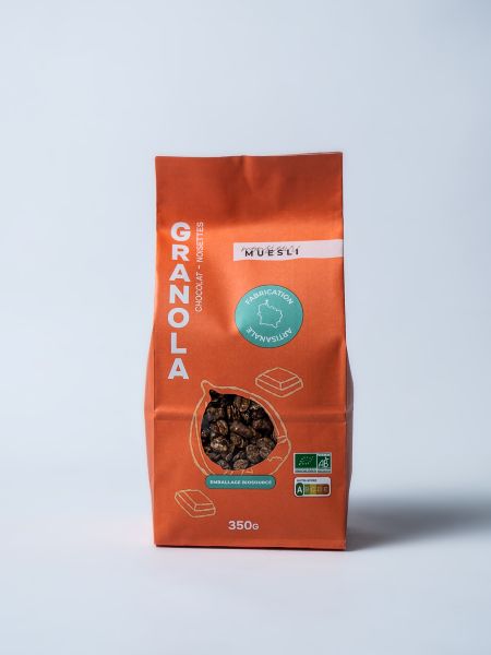 Granola chocolat noisettes bio - 1